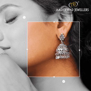 Silver Jhumki