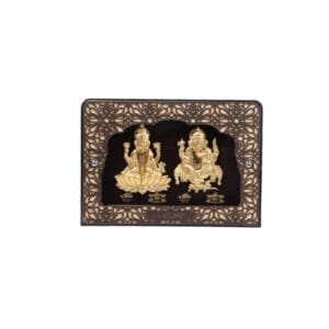 24K Ganesh Laxmi Gold Frame