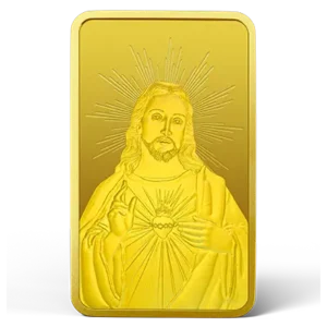 JESUS 24K (999.9) 10G GOLD BAR