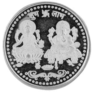 Laxmi Ganesh Silver Coin 10 Gram