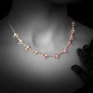 Celestial Cascade Diamond Necklace