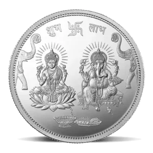Ganesh Lakshmi Ji 999.9 20 gm Silver Coin