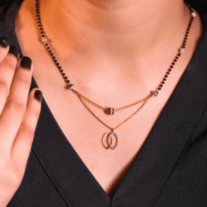 Zircon Gold Mangalsutra