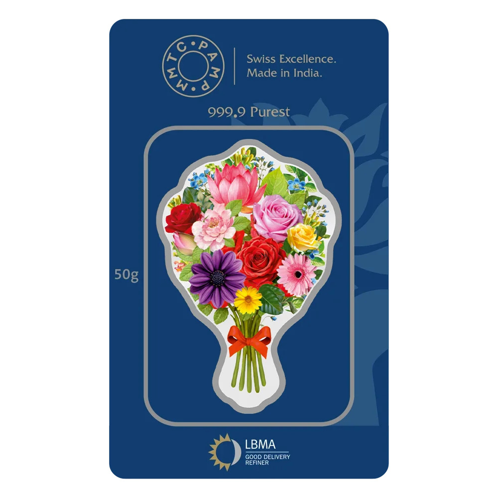 50g-silver-coin-bouquet-of-flower-03 MMTC 50 gm Bouquet of Flower Silver Coin