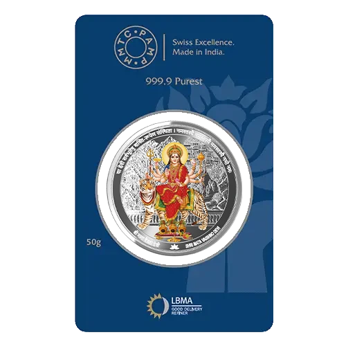 50g-silver-coin-vaishno-devi-03 Purest 50 gm Vaishno Devi Silver Coin