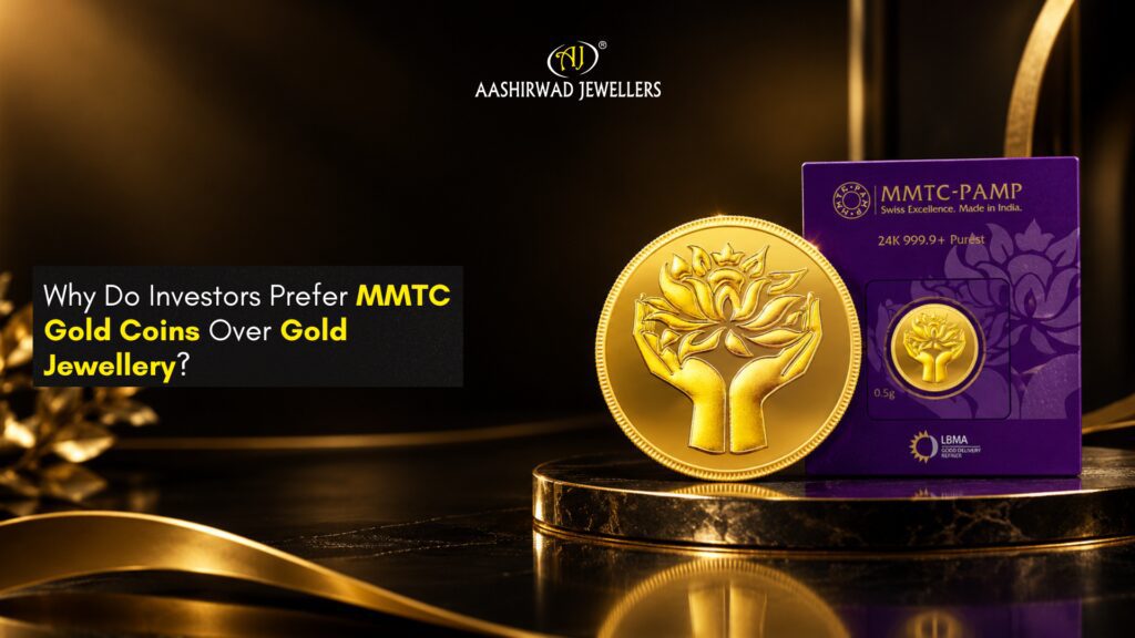 MMTC Gold Coins Over Gold Jewellery